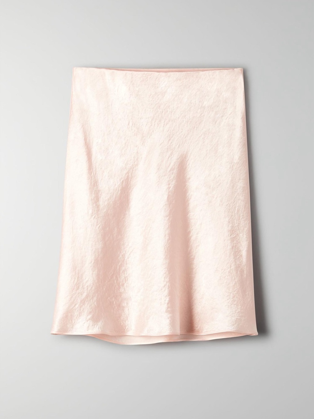 Aritzia Babaton Mini Slip Skirt - Soft Blush Pink Satin